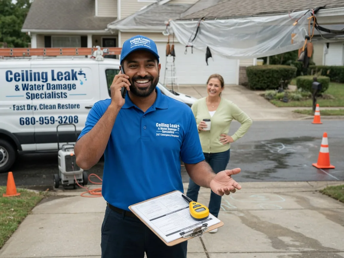 Ceiling Leak Cleanup Lake, WV FAQs